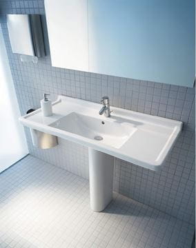 DURAVIT STARCK 3 umývadlo 105 cm, s otvorom pre batériu a prepadom 0304100000 Obrázek - fotka