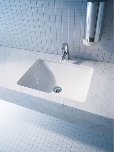 DURAVIT STARCK 3 umývadlo 49 cm, s prepadom, WonderGliss 03054900001 Obrázek - fotka