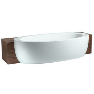 LAUFEN ILBAGNOALESSI ONE polozápustná vaňa 203x102 cm, s konštrukciou a panelom, akrylát