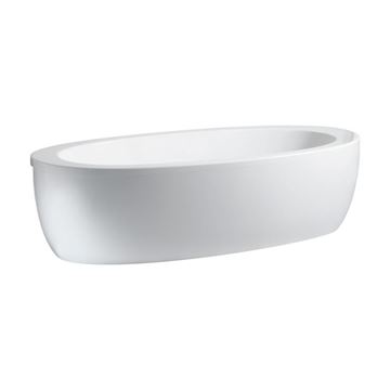 LAUFEN ILBAGNOALESSI ONE polozápustná vaňa 203x102 cm, s konštrukciou a panelom, akrylát H2449700000001 Obrázek - fotka