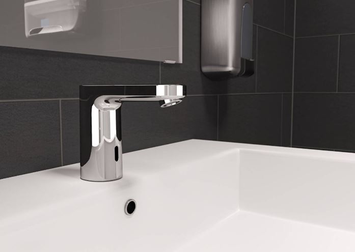 HANSGROHE VERNIS BLEND umývadlová senzorová batéria s prednastavenou teplotou, napájanie zo siete, EcoSmart, chróm 71501000 Obrázek - fotka
