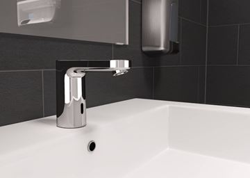 HANSGROHE VERNIS BLEND umývadlová senzorová batéria pre jednu vodu, napájanie z batérie, EcoSmart, chróm 71502000 Obrázek - fotka