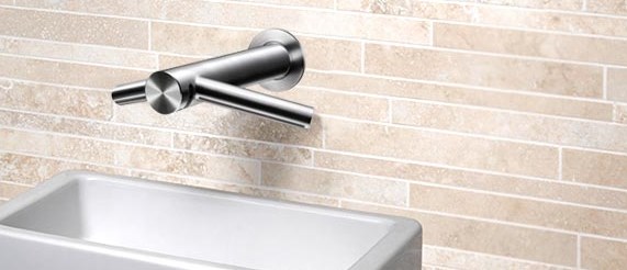 DYSON AIRBLADE WASH & DRY umývadlová senzorová batéria, so sušičom rúk, napájanie zo siete, nerez 245266-01 Obrázek - fotka