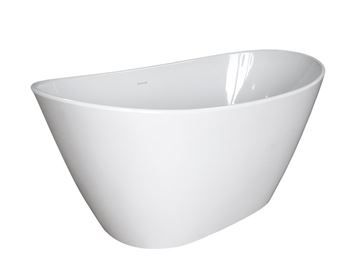 ROTH STONE AMORE voľne stojaca vaňa 160x85 cm, s odtokovou súpravou, liaty mramor