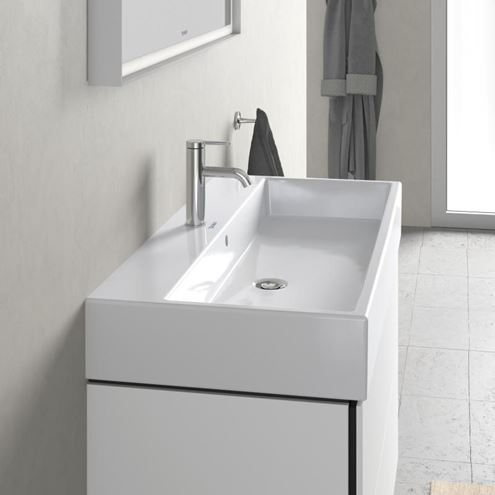 DURAVIT VERO AIR umývadlo 120 cm, s otvorom pre batériu a prepadom 2350120000 Obrázek - fotka
