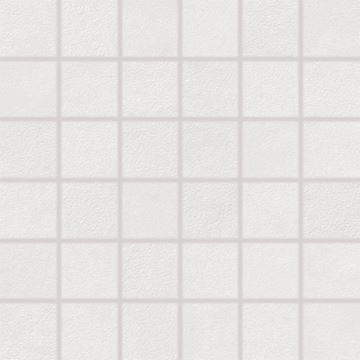 RAKO EXTRA mozaika 30x30(5x5) cm, lepená na sieti, mat reliéf, biela