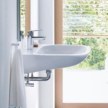 DURAVIT D-CODE umývadlo 60 cm, s otvorom pre batériu a prepadom 23126000002 Obrázek - fotka