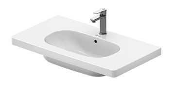 DURAVIT D-CODE umývadlo 85 cm, s otvorom pre batériu a prepadom