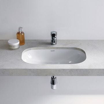 DURAVIT D-CODE umývadlo 49,5 cm, s prepadom 0338490000 Obrázek - fotka