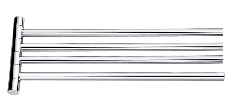 NIMCO BORMO držiak uterákov 420 mm, štvorramenný, otočný, chróm BR 11096-4-26 Obrázek - Hlavní obrázek