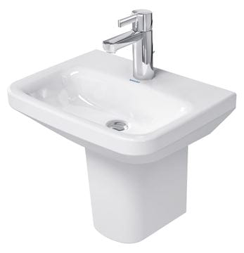 DURAVIT DURASTYLE umývadielko 45 cm, s otvorom pre batériu, bez prepadu 0708450000 Obrázek - fotka