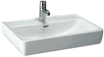 LAUFEN PRO A umývadlo 65 cm, s otvorom pre batériu a prepadom