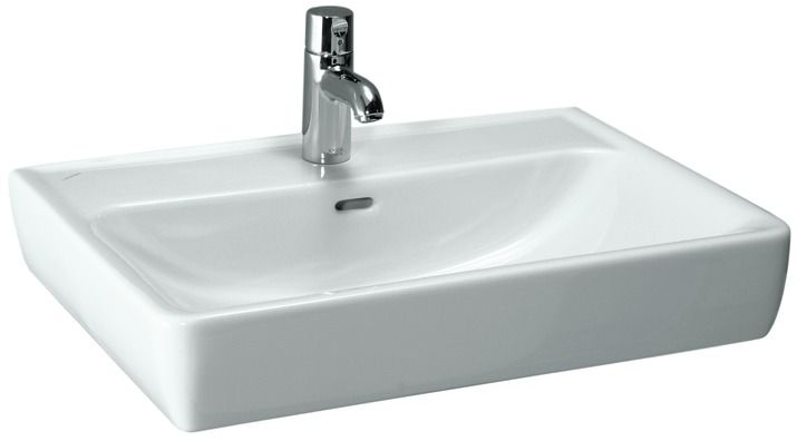 LAUFEN PRO A umývadlo 65 cm, s otvorom pre batériu a prepadom H8179530001041 Obrázek - Hlavní obrázek