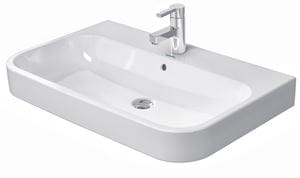 DURAVIT HAPPY D.2 umývadlo 80 cm, s otvorom pre batériu a prepadom