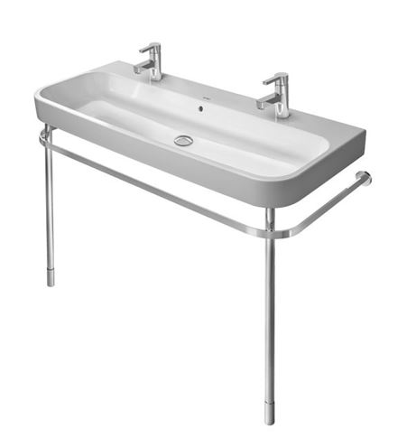DURAVIT HAPPY D.2 umývadlo 120 cm, s 2 otvormi pre batérie a prepadom, brúsené 2318120026 Obrázek - fotka
