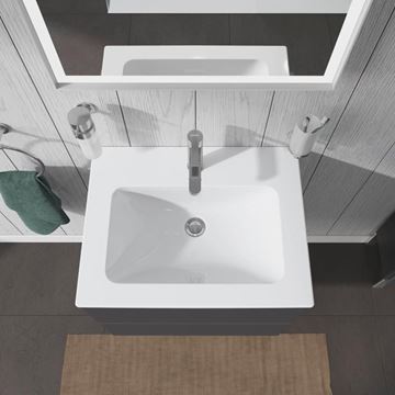 DURAVIT ME BY STARCK umývadlo 63 cm, s otvorom pre batériu a prepadom 2336630000 Obrázek - fotka