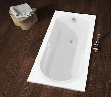 RIHO FUTURE vaňa 180x80 cm, bez nožičiek, akrylát B074001005 Obrázek - fotka