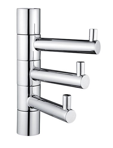 NIMCO BORMO držiak s tromi háčikmi 82 mm, otočný, chróm BR 11099-3-26 Obrázek - Hlavní obrázek