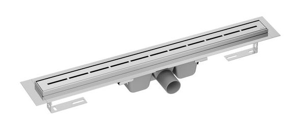 RAVAK RUNAWAY sprchový žľab 950 mm, do priestoru, bočný odtok DN 50, rošt, plast/nerez oceľ X01390 Obrázek - Hlavní obrázek