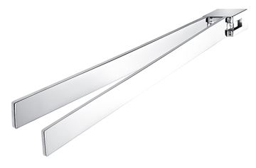 NIMCO KIBO držiak uterákov 375 mm, dvojramenný, otočný, chróm
