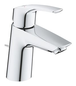 GROHE EUROSMART umývadlová stojanková batéria, s odtokovou súpravou, Water Saving, chróm