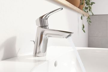 GROHE EUROSMART umývadlová stojanková batéria, s odtokovou súpravou, Water Saving, chróm 23965003 Obrázek - fotka
