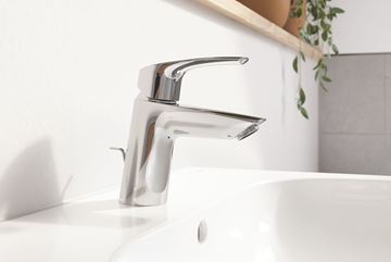 GROHE EUROSMART umývadlová stojanková batéria, s odtokovou súpravou, Water Saving, chróm 23965003 Obrázek - fotka