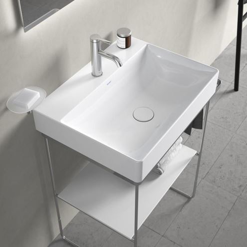 DURAVIT DURASQUARE umývadlo 60 cm, s otvorom pre batériu, bez prepadu 2353600041 Obrázek - fotka