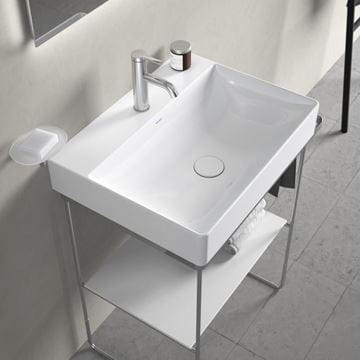 DURAVIT DURASQUARE umývadlo 60 cm, s otvorom pre batériu, bez prepadu 2353600041 Obrázek - fotka
