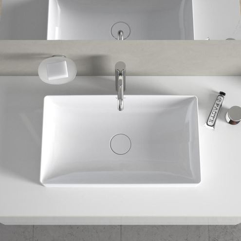 DURAVIT DURASQUARE umývadlo 60 cm, bez prepadu 2355600000 Obrázek - fotka