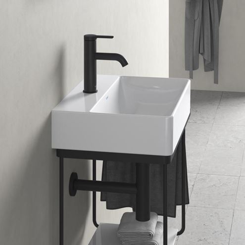DURAVIT DURASQUARE umývadielko 45 cm, s otvorom pre batérie, bez prepadu 0732450041 Obrázek - fotka