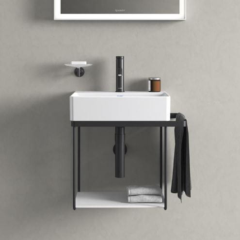 DURAVIT DURASQUARE umývadielko 45 cm, s otvorom pre batérie, bez prepadu 0732450041 Obrázek - fotka