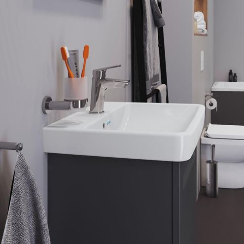 DURAVIT NO.1 umývadielko 50 cm, s otvorom pre batériu a prepadom 07435000002 Obrázek - fotka