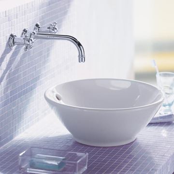 DURAVIT BACINO umývadlová misa 42 cm, s prepadom 0325420000 Obrázek - fotka