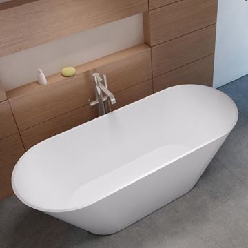 RIHO BARCELONA voľne stojaca vaňa 170x70 cm, pre 2 osoby, liaty mramor B117001105 Obrázek - fotka