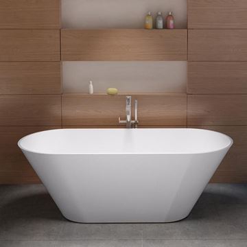 RIHO BARCELONA voľne stojaca vaňa 170x70 cm, pre 2 osoby, liaty mramor B117001105 Obrázek - fotka
