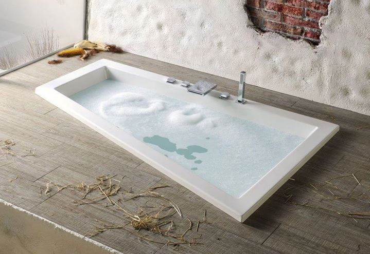 POLYSAN TRIANGL rohová vaňa 180x120 cm, bez nožičiek, akrylát 20611 Obrázek - fotka