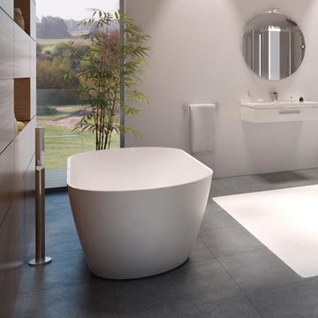 RIHO BILBAO voľne stojaca vaňa 170x80 cm, pre 2 osoby, liaty mramor B118001105 Obrázek - fotka
