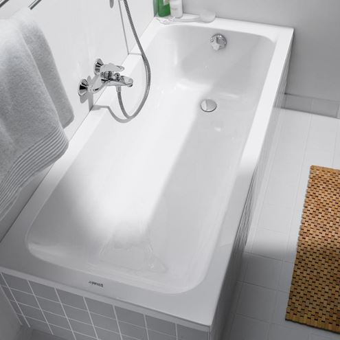 DURAVIT D-CODE vaňa 160x70 cm, bez nožičiek, akrylát 700096000000000 Obrázek - fotka