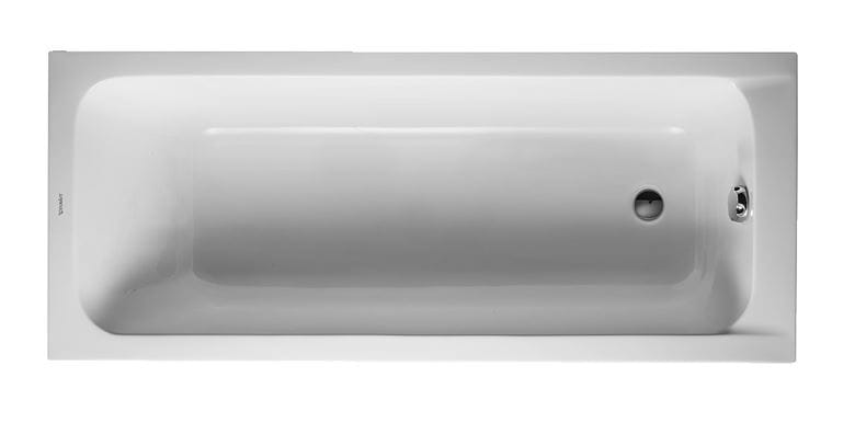 DURAVIT D-CODE vaňa 170x70 cm, bez nožičiek, akrylát 700098000000000 Obrázek - Hlavní obrázek