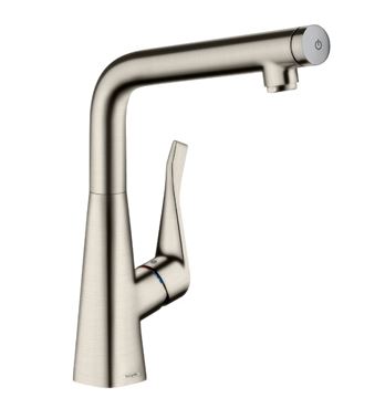 HANSGROHE METRIS SELECT 320 drezová batéria, nerez