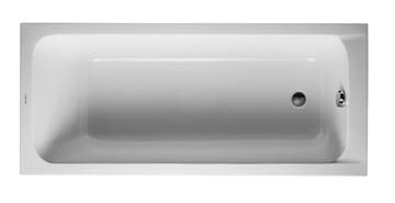 DURAVIT D-CODE vaňa 170x75 cm, bez nožičiek, akrylát