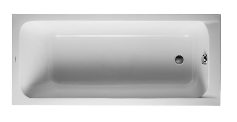 DURAVIT D-CODE vaňa 170x75 cm, bez nožičiek, akrylát 700100000000000 Obrázek - Hlavní obrázek