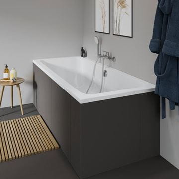 DURAVIT D-CODE vaňa 180x80 cm, pre 2 osoby, bez nožičiek, akrylát 700101000000000 Obrázek - fotka