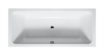 DURAVIT D-CODE vaňa 180x80 cm, pre 2 osoby, bez nožičiek, akrylát