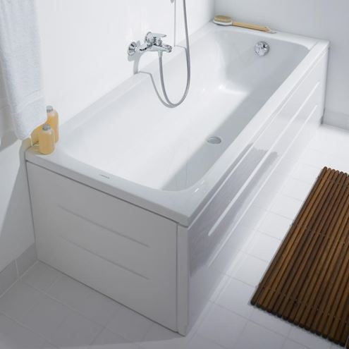 DURAVIT D-CODE vaňa 170x75 cm, bez nožičiek, akrylát 700099000000000 Obrázek - fotka