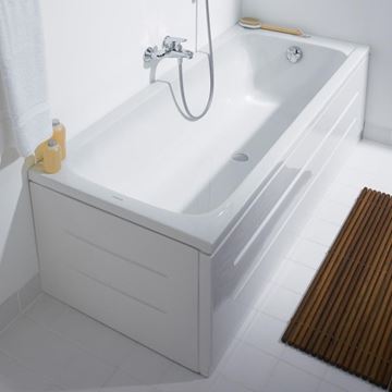 DURAVIT D-CODE vaňa 170x75 cm, bez nožičiek, akrylát 700099000000000 Obrázek - fotka