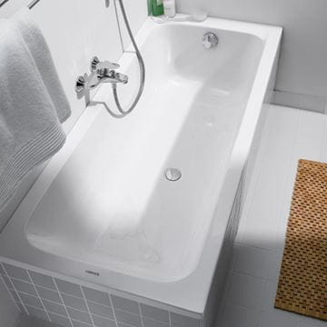 DURAVIT D-CODE vaňa 170x75 cm, bez nožičiek, akrylát 700099000000000 Obrázek - fotka