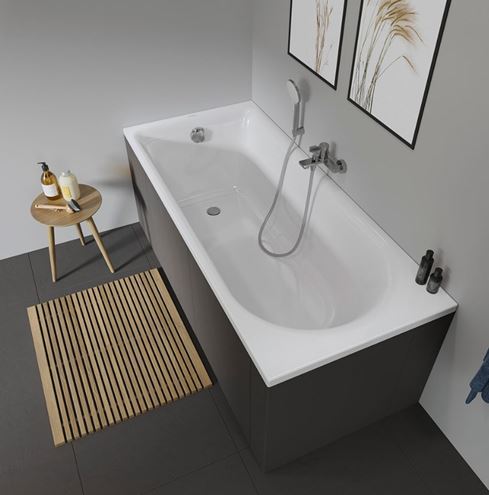 DURAVIT D-NEO vaňa 170x75 cm, bez nožičiek, akrylát 700479000000000 Obrázek - fotka