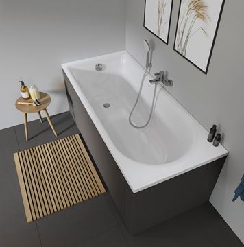 DURAVIT D-NEO vaňa 170x75 cm, bez nožičiek, akrylát 700479000000000 Obrázek - fotka